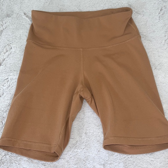 Pants - Medium tan biker shorts